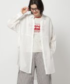 【ニコアンド/niko and】のラミーツイルシャツチュニックワンピース オフホワイト|ID: prp329100004975861 ipo3291000000037299649