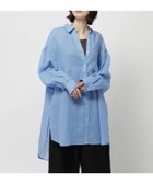 【ニコアンド/niko and】のラミーツイルシャツチュニックワンピース ブルー|ID: prp329100004975861 ipo3291000000037360680