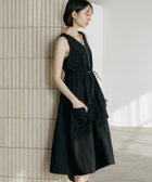 【ページボーイ/PAGEBOY】のシアバスZIPワンピース 大人の最旬トレンドファッション＆コーディネート founy(ファウニー) ファッション Fashion レディースファッション Fashion for Women ワンピース Dresses ノースリーブ Sleeveless, No-Sleeve ポケット Pocket, Pocket Detail thumbnail ブラック09|ID: prp329100004975871 ipo3291000000037299677
