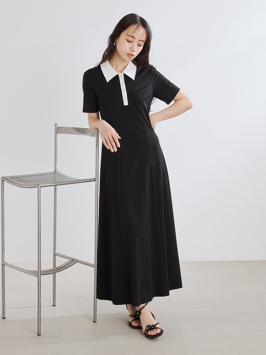 【フレイ アイディー/FRAY I.D】のポロ襟カットソーワンピース 大人の最旬トレンドファッション＆コーディネート founy(ファウニー) 　ファッション　Fashion　レディースファッション　Fashion for Women　ワンピース　Dresses　おすすめ　Recommended / Our Picks　インナー　Innerwear　カットソー　Cut and Sewn Top　スマート　Smart, Elegant　エレガント 上品　Elegant　 other-1|ID: prp329100004975885 ipo3291000000037299719