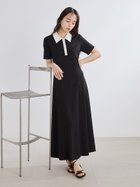【フレイ アイディー/FRAY I.D】のポロ襟カットソーワンピース 大人の最旬トレンドファッション＆コーディネート founy(ファウニー) ファッション Fashion レディースファッション Fashion for Women ワンピース Dresses おすすめ Recommended / Our Picks インナー Innerwear カットソー Cut and Sewn Top スマート Smart, Elegant エレガント 上品 Elegant thumbnail BLK[009]|ID: prp329100004975885 ipo3291000000037299721