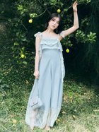 【スナイデル/SNIDEL】のシルキーシフォンレースキャミワンピース 大人の最旬トレンドファッション＆コーディネート founy(ファウニー) ファッション Fashion レディースファッション Fashion for Women ワンピース Dresses キャミソールワンピース Camisole Dresses おすすめ Recommended / Our Picks イエロー Yellow インド Indian Textile ウェーブ Wavy Pattern エレガント 上品 Elegant キャミワンピース Cami Dress, Slip Dress シフォン Chiffon, Lightweight Fabric ストレート Straight, Straight Cut スマート Smart, Elegant ラップ Wrap, Wrap Design リゾート Resort, Vacation Style レース Lace, Lace Fabric ロマンティック Romantic, Feminine Style thumbnail LBLU[081]|ID: prp329100004975921 ipo3291000000037299856
