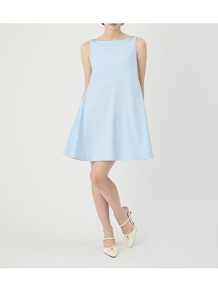 【リリーブラウン/Lily Brown】のフレアシャツミニワンピース インテリア・キッズ・メンズ・レディースファッション・服の通販 founy(ファウニー) 　ファッション　Fashion　レディースファッション　Fashion for Women　ワンピース　Dresses　コンパクト　Compact, Small Size　サテン　Satin, Glossy Fabric　サマー　Summer, Summer Style　スマート　Smart, Elegant　フレア　Flare, Flared　BLU[086]|ID: prp329100004975927 ipo3291000000037299878