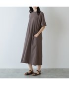 【メルローズ クレール/MELROSE claire】の【Allease/オールイーズ】ドルマンワンピース 大人の最旬トレンドファッション＆コーディネート founy(ファウニー) ファッション Fashion レディースファッション Fashion for Women ワンピース Dresses ウォッシャブル Machine Washable シンプル Simple, Minimal ストレッチ Stretch, Stretchy Fabric センター Center, Center Line ポケット Pocket, Pocket Detail 旅行 Travel ビジネス 仕事 通勤 Business / Work / Commuting thumbnail ブラウン|ID: prp329100004975942 ipo3291000000037299932