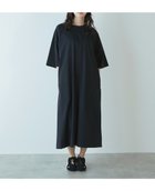 【メルローズ クレール/MELROSE claire】の【Allease/オールイーズ】ドルマンワンピース 大人の最旬トレンドファッション＆コーディネート founy(ファウニー) ファッション Fashion レディースファッション Fashion for Women ワンピース Dresses ウォッシャブル Machine Washable シンプル Simple, Minimal ストレッチ Stretch, Stretchy Fabric センター Center, Center Line ポケット Pocket, Pocket Detail 旅行 Travel ビジネス 仕事 通勤 Business / Work / Commuting thumbnail ブラック|ID: prp329100004975942 ipo3291000000037299936