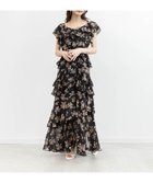 【ランダ/RANDA】のラッフルフリルシフォンワンピース 大人の最旬トレンドファッション＆コーディネート founy(ファウニー) ファッション Fashion レディースファッション Fashion for Women ワンピース Dresses 切替 Switching, Contrast Panel スニーカー Sneakers, Trainers ティアードワンピース Tiered Dress, Flared Dress トレンド Trend, Trending Now フリル Frill, Ruffle プリント Print, Printed Pattern ロマンティック Romantic, Feminine Style エレガント 上品 Elegant thumbnail BLACK|ID: prp329100004975945 ipo3291000000037299943