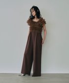 【アンドレスド/ANDRESD】の【2点セット】結婚式 チュールオールインワン ブラウン|ID: prp329100004975966 ipo3291000000037300046
