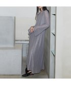 【アンドレスド/ANDRESD】の結婚式・二次会対応 レース切替フレアドレス グレー|ID: prp329100004975980 ipo3291000000037300106