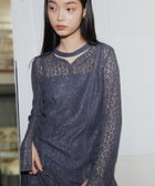 【アンドレスド/ANDRESD】の結婚式・二次会対応 レース切替フレアドレス チャコール|ID: prp329100004975980 ipo3291000000037300113