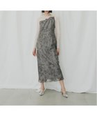 【アンドレスド/ANDRESD】の結婚式・二次会対応 フラワー刺繍プリーツドレス グリーン|ID: prp329100004975996 ipo3291000000037300169