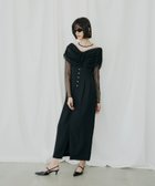 【アンドレスド/ANDRESD】の結婚式・二次会対応 オフショルチュールドレス ブラック|ID: prp329100004976000 ipo3291000000037300186