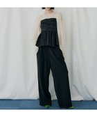 【アンドレスド/ANDRESD】の結婚式・二次会対応 ジャガードペプラムパンツドレス 大人の最旬トレンドファッション＆コーディネート founy(ファウニー) ファッション Fashion レディースファッション Fashion for Women パンツ Pants & Trousers ギャザー Gathered, Ruffled シアー Sheer, See-Through シンプル Simple, Minimal セットアップ Set-Up, Coordinated Outfit ドレス Dress, One-Piece バランス Balance, Style Balance ビスチェ Bustier, Corset Top フィット Fit, Slim Fit ペプラム Peplum, Flared Hem ワイド Wide, Wide Fit おすすめ Recommended / Our Picks セレモニー Ceremony 結婚式 Wedding 披露宴 Wedding Reception 二次会 After Party thumbnail ブラック|ID: prp329100004976002 ipo3291000000037300195