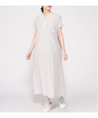 【クロコダイル/CROCODILE】のバンドカラー プルオーバー チュニック 大人の最旬トレンドファッション＆コーディネート founy(ファウニー) ファッション Fashion レディースファッション Fashion for Women トップス・カットソー Cut & Sew Tops カジュアルプルオーバー・ニットトップス Pullovers & Knit Tops / Casual Pullovers チュニック Tunic, Long Top thumbnail ライトグレー|ID: prp329100004976009 ipo3291000000037300223