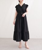 【ナチュラルクチュール/natural couture】のフリルカシュクールワンピース 大人の最旬トレンドファッション＆コーディネート founy(ファウニー) ファッション Fashion レディースファッション Fashion for Women ワンピース Dresses カーディガン Cardigan, Knitwear サンダル Sandals, Summer Shoes シューズ Shoes, Footwear ジャケット Jacket, Outerwear フラット Flat, Flat Shoes フリル Frill, Ruffle ミュール Mule, Backless Shoes リボン Ribbon, Bow リラックス Relax, Relaxed Fit 再入荷 Restock / Back in Stock おすすめ Recommended / Our Picks エレガント 上品 Elegant 2026年 2026 2026春夏・S/S Spring/Summer 2026 SS26 thumbnail ブラック|ID: prp329100004976091 ipo3291000000037300536