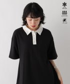 【ベイフロー/BAYFLOW】のWEB限定 機能性ポンチポロカットワンピース ブラック×ホワイト|ID: prp329100004976098 ipo3291000000037300565