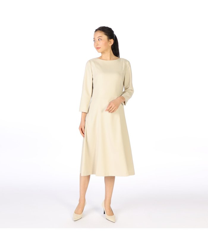 【キース/KEITH】のオックスストレッチワンピース インテリア・キッズ・メンズ・レディースファッション・服の通販 founy(ファウニー) https://founy.com/ ファッション Fashion レディースファッション Fashion for Women ワンピース Dresses エレガント 上品 Elegant ストレッチ Stretch, Stretchy Fabric ドレープ Drape, Draping Fabric パターン Pattern, Design Print フィット Fit, Slim Fit フェミニン Feminine, Girly |ID: prp329100004976107 ipo3291000000037300596