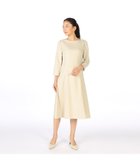 【キース/KEITH】のオックスストレッチワンピース 大人の最旬トレンドファッション＆コーディネート founy(ファウニー) ファッション Fashion レディースファッション Fashion for Women ワンピース Dresses エレガント 上品 Elegant ストレッチ Stretch, Stretchy Fabric ドレープ Drape, Draping Fabric パターン Pattern, Design Print フィット Fit, Slim Fit フェミニン Feminine, Girly thumbnail ベージュ|ID: prp329100004976107 ipo3291000000037300599