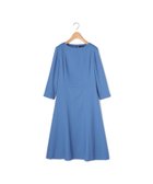 【キース/KEITH】のオックスストレッチワンピース 大人の最旬トレンドファッション＆コーディネート founy(ファウニー) ファッション Fashion レディースファッション Fashion for Women ワンピース Dresses エレガント 上品 Elegant ストレッチ Stretch, Stretchy Fabric ドレープ Drape, Draping Fabric パターン Pattern, Design Print フィット Fit, Slim Fit フェミニン Feminine, Girly thumbnail ブルー|ID: prp329100004976107 ipo3291000000037300601