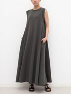 【ラシュッド/LASUD】のノースリーブフレアワンピース チャコールグレー|ID: prp329100004976142 ipo3291000000037300732