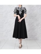 【ヴァン/Vin】のジオメトリックニットドッキングワンピース ブラック|ID: prp329100004976144 ipo3291000000037300739
