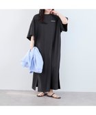 【マイカ ディール/MICA & DEAL】の【AMERICANA】別注-接触冷感 サイドスリットワンピース 大人の最旬トレンドファッション＆コーディネート founy(ファウニー) ファッション Fashion レディースファッション Fashion for Women ワンピース Dresses キャップ Cap, Baseball Cap コレクション Collection, Seasonal Line サンダル Sandals, Summer Shoes シンプル Simple, Minimal デニム Denim, Jeans Material トレンド Trend, Trending Now フラット Flat, Flat Shoes フロント Front, Front Design ポケット Pocket, Pocket Detail 別注 Limited Edition, Custom Order リラックス Relax, Relaxed Fit おすすめ Recommended / Our Picks thumbnail SUMIKURO|ID: prp329100004976150 ipo3291000000037300766