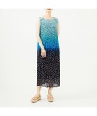 【シビラ/SYBILLA】のグラデーションプリントジャージードレス 大人の最旬トレンドファッション＆コーディネート founy(ファウニー) ファッション Fashion レディースファッション Fashion for Women ワンピース Dresses フォーマル・パーティードレス・結婚式用ドレス Elegant & Casual Dresses アンダー Underwear Essentials クリスタル Crystal, Swarovski グラデーション Gradient, Ombre シアー Sheer, See-Through シンプル Simple, Minimal ストレッチ Stretch, Stretchy Fabric ストレート Straight, Straight Cut ドレス Dress, One-Piece プリント Print, Printed Pattern プリーツ Pleats, Pleated 夏 Summer thumbnail ブルー×ネイビー|ID: prp329100004976158 ipo3291000000037300793