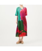【シビラ/SYBILLA】のアートプリントドレス 大人の最旬トレンドファッション＆コーディネート founy(ファウニー) ファッション Fashion レディースファッション Fashion for Women ワンピース Dresses フォーマル・パーティードレス・結婚式用ドレス Elegant & Casual Dresses アンダー Underwear Essentials エアリー Airy Texture シルク Silk, 100% Silk ドレス Dress, One-Piece バランス Balance, Style Balance パープル Purple, Violet エレガント 上品 Elegant thumbnail マルチカラー|ID: prp329100004976161 ipo3291000000037300806