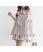 【ランダ/RANDA】のフリルデザインシアーブラウスセットアップ 大人の最旬トレンドファッション＆コーディネート founy(ファウニー) ファッション Fashion レディースファッション Fashion for Women トップス・カットソー Cut & Sew Tops シャツ・ブラウス・オフィスカジュアル Elegant Blouses & Button-Ups シアー Sheer, See-Through セットアップ Set-Up, Coordinated Outfit ダウン Down, Puffer デニム Denim, Jeans Material ノースリーブ Sleeveless, No-Sleeve フェミニン Feminine, Girly フリル Frill, Ruffle フレア Flare, Flared プリント Print, Printed Pattern リボン Ribbon, Bow thumbnail PINK|ID: prp329100004976175 ipo3291000000037300859