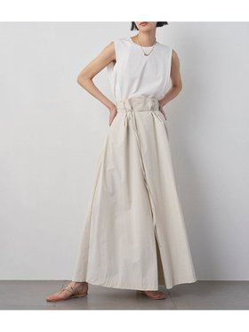 【ミースロエ/MIESROHE】のハイフォルムドッキングワンピース 大人の最旬トレンドファッション＆コーディネート founy(ファウニー) ファッション Fashion レディースファッション Fashion for Women ワンピース Dresses サマー Summer, Summer Style スマート Smart, Elegant ドッキング Docking, Mixed Material ドレス Dress, One-Piece ノースリーブ Sleeveless, No-Sleeve 夏 Summer |ID:prp329100004976182