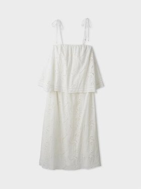 【ミースロエ/MIESROHE】のレースエンブロイダリーベアワンピ 大人の最旬トレンドファッション＆コーディネート founy(ファウニー) ファッション Fashion レディースファッション Fashion for Women ワンピース Dresses サマー Summer, Summer Style スマート Smart, Elegant ドレス Dress, One-Piece ボタニカル Botanical, Floral Pattern |ID:prp329100004976185