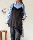 【シーピーシーエム/CPCM】のアシメイレヘムレースキャミ 大人の最旬トレンドファッション＆コーディネート founy(ファウニー) ファッション Fashion レディースファッション Fashion for Women トップス・カットソー Cut & Sew Tops キャミソール&ノースリーブ Camisoles & Sleeveless Tops アシンメトリー Asymmetrical Style インナー Innerwear シンプル Simple, Minimal スラックス Slacks, Dress Pants デニム Denim, Jeans Material レース Lace, Lace Fabric 夏 Summer thumbnail ブラック|ID: prp329100004976187 ipo3291000000037300915