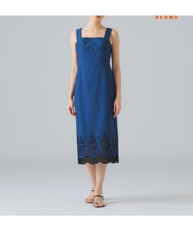 【デミルクス ビームス/Demi-Luxe BEAMS】のフラワー アイレット ワンピース 大人の最旬トレンドファッション＆コーディネート founy(ファウニー) ファッション Fashion レディースファッション Fashion for Women ワンピース Dresses おすすめ Recommended / Our Picks アイレット Eyelet Lace カーディガン Cardigan, Knitwear サマー Summer, Summer Style シンプル Simple, Minimal スクエア Square, Square Shape ストレート Straight, Straight Cut ストール Stole, Wrap デコルテ Décolleté, Neckline ドレス Dress, One-Piece フラワー Flower, Floral ラップ Wrap, Wrap Design |ID:prp329100004976202