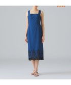 【デミルクス ビームス/Demi-Luxe BEAMS】のフラワー アイレット ワンピース 大人の最旬トレンドファッション＆コーディネート founy(ファウニー) ファッション Fashion レディースファッション Fashion for Women ワンピース Dresses おすすめ Recommended / Our Picks アイレット Eyelet Lace カーディガン Cardigan, Knitwear サマー Summer, Summer Style シンプル Simple, Minimal スクエア Square, Square Shape ストレート Straight, Straight Cut ストール Stole, Wrap デコルテ Décolleté, Neckline ドレス Dress, One-Piece フラワー Flower, Floral ラップ Wrap, Wrap Design thumbnail BLUE|ID: prp329100004976202 ipo3291000000037300975