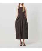 【ユナイテッドアローズ/UNITED ARROWS】のAEWEN MATOPH ドッキングインタックワンピース ウォッシャブル 大人の最旬トレンドファッション＆コーディネート founy(ファウニー) ファッション Fashion レディースファッション Fashion for Women ワンピース Dresses アクセサリー Fashion Accessories アメリカン American Style ウォッシャブル Machine Washable カットソー Cut and Sewn Top コンビ Combo, Combination Style シャンブレー Chambray, Denim-Like Fabric シューズ Shoes, Footwear ジャケット Jacket, Outerwear スリーブ Sleeve, Long Sleeve / Short Sleeve タフタ Taffeta, Structured Fabric テレコ Ribbed, Rib Stitch ブルゾン Blouson, Bomber Jacket ポケット Pocket, Pocket Detail エレガント 上品 Elegant thumbnail DK.BROWN|ID: prp329100004976204 ipo3291000000037300981