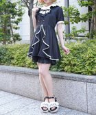 【アクシーズファム/axes femme】のバイカラーリボンセットアップ 大人の最旬トレンドファッション＆コーディネート founy(ファウニー) ファッション Fashion レディースファッション Fashion for Women セットアップ Matching Sets おすすめ Recommended / Our Picks ガーリー Girly, Feminine Style サンダル Sandals, Summer Shoes ショート Short, Short Length セットアップ Set-Up, Coordinated Outfit チュニック Tunic, Long Top 厚底 Platform Shoes 夏 Summer thumbnail 黒|ID: prp329100004976207 ipo3291000000037300995
