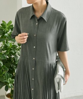 【イア パピヨネ/ear PAPILLONNER】のデニムプリーツワンピース【SUM1 STYLE】 大人の最旬トレンドファッション＆コーディネート founy(ファウニー) ファッション Fashion レディースファッション Fashion for Women ワンピース Dresses カーディガン Cardigan, Knitwear デニム Denim, Jeans Material プリーツ Pleats, Pleated ポケット Pocket, Pocket Detail 羽織 Haori, Light Jacket おすすめ Recommended / Our Picks |ID:prp329100004976230