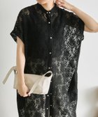 【イア パピヨネ/ear PAPILLONNER】のフロントボタンレースワンピース【SUM1 STYLE】 大人の最旬トレンドファッション＆コーディネート founy(ファウニー) ファッション Fashion レディースファッション Fashion for Women ワンピース Dresses ウェーブ Wavy Pattern くるぶし Ankle-Length シンプル Simple, Minimal スタンド Stand Collar, Upright Stand スリット Slit, Slit Detail タンク Tank Top, Sleeveless Top ポケット Pocket, Pocket Detail 羽織 Haori, Light Jacket レース Lace, Lace Fabric おすすめ Recommended / Our Picks thumbnail ブラック|ID: prp329100004976231 ipo3291000000037301089