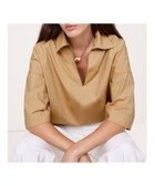 【バナナ リパブリック/BANANA REPUBLIC】のコットンポプリン ポップオーバー チュニック 大人の最旬トレンドファッション＆コーディネート founy(ファウニー) ファッション Fashion レディースファッション Fashion for Women トップス・カットソー Cut & Sew Tops チュニック Tunic, Long Top ベーシック Basic, Essential thumbnail NEW_BRITISH_KHAKI|ID: prp329100004976243 ipo3291000000037301122