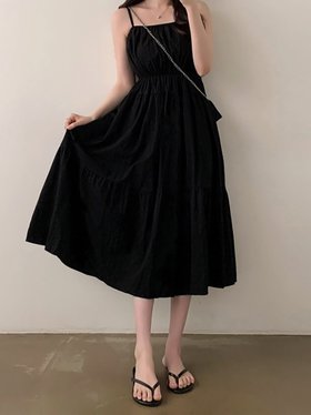 【ドゥーベル/Doux Belle】のギャザーティアードキャミワンピース レディース ワンピース 大人の最旬トレンドファッション＆コーディネート founy(ファウニー) ファッション Fashion レディースファッション Fashion for Women ワンピース Dresses キャミソールワンピース Camisole Dresses キャミワンピース Cami Dress, Slip Dress ギャザー Gathered, Ruffled シンプル Simple, Minimal ティアード Tiered, Tiered Style ロング Long, Long-Length 夏 Summer 春 Spring S/S・春夏 SS, Spring/Summer, Warm Season |ID:prp329100004976267