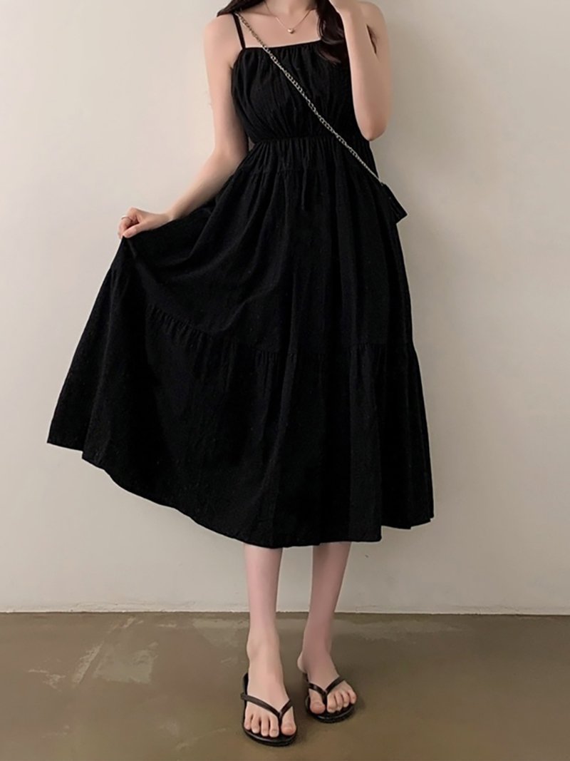 【ドゥーベル/Doux Belle】のギャザーティアードキャミワンピース レディース ワンピース 大人の最旬トレンドファッション＆コーディネート founy(ファウニー) 　ファッション　Fashion　レディースファッション　Fashion for Women　ワンピース　Dresses　キャミソールワンピース　Camisole Dresses　キャミワンピース　Cami Dress, Slip Dress　ギャザー　Gathered, Ruffled　シンプル　Simple, Minimal　ティアード　Tiered, Tiered Style　ロング　Long, Long-Length　夏　Summer　春　Spring　S/S・春夏　SS, Spring/Summer, Warm Season　 other-1|ID: prp329100004976267 ipo3291000000037301195