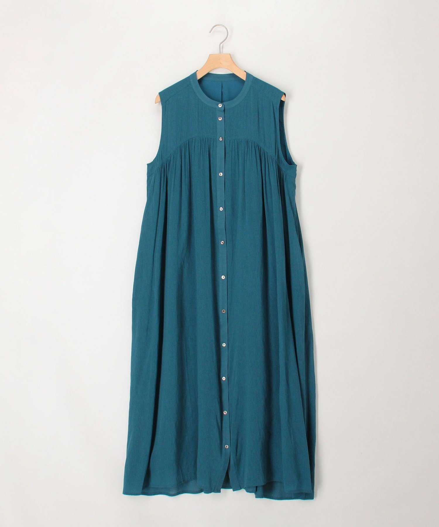 【ノーリーズ/NOLLEY'S】の麻調シアーシャツワンピース インテリア・キッズ・メンズ・レディースファッション・服の通販 founy(ファウニー) 　ファッション　Fashion　レディースファッション　Fashion for Women　ワンピース　Dresses　シャツワンピース / 1枚で着映えコーデ　Shirt Dresses　ギャザー　Gathered, Ruffled　シアー　Sheer, See-Through　シンプル　Simple, Minimal　ノースリーブ　Sleeveless, No-Sleeve　ポケット　Pocket, Pocket Detail　ヨーク　Yoke, Yoke Design　アウトレット　Outlet / Clearance　おすすめ　Recommended / Our Picks　夏　Summer　旅行　Travel　エレガント 上品　Elegant　2026年　2026　2026春夏・S/S　Spring/Summer 2026 SS26　ライトブルー|ID: prp329100004976275 ipo3291000000037301229
