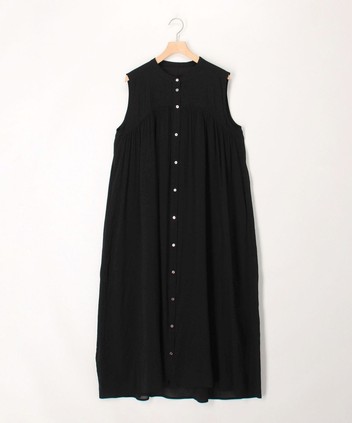 【ノーリーズ/NOLLEY'S】の麻調シアーシャツワンピース インテリア・キッズ・メンズ・レディースファッション・服の通販 founy(ファウニー) 　ファッション　Fashion　レディースファッション　Fashion for Women　ワンピース　Dresses　シャツワンピース / 1枚で着映えコーデ　Shirt Dresses　ギャザー　Gathered, Ruffled　シアー　Sheer, See-Through　シンプル　Simple, Minimal　ノースリーブ　Sleeveless, No-Sleeve　ポケット　Pocket, Pocket Detail　ヨーク　Yoke, Yoke Design　アウトレット　Outlet / Clearance　おすすめ　Recommended / Our Picks　夏　Summer　旅行　Travel　エレガント 上品　Elegant　2026年　2026　2026春夏・S/S　Spring/Summer 2026 SS26　ブラック|ID: prp329100004976275 ipo3291000000037301230