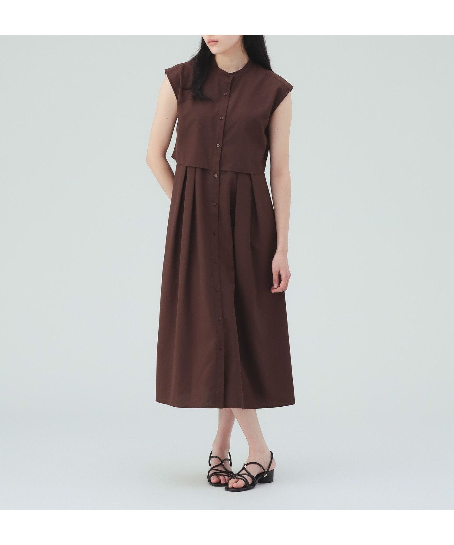 【ビームス ハート/BEAMS HEART】のレイヤード シャツ ワンピース 大人の最旬トレンドファッション＆コーディネート founy(ファウニー) 　ファッション　Fashion　レディースファッション　Fashion for Women　ワンピース　Dresses　シャツワンピース / 1枚で着映えコーデ　Shirt Dresses　サンダル　Sandals, Summer Shoes　バランス　Balance, Style Balance　 other-1|ID: prp329100004976282 ipo3291000000037301251