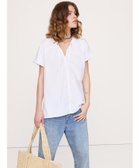 【バナナ リパブリック/BANANA REPUBLIC】のコットン ポプリン スプリットネック チュニック 大人の最旬トレンドファッション＆コーディネート founy(ファウニー) ファッション Fashion レディースファッション Fashion for Women トップス・カットソー Cut & Sew Tops チュニック Tunic, Long Top リラックス Relax, Relaxed Fit thumbnail WHITE|ID: prp329100004976285 ipo3291000000037301267