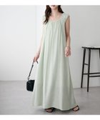 【ディスコート/Discoat】の【WEB限定】肩ギャザーノースリワンピース 大人の最旬トレンドファッション＆コーディネート founy(ファウニー) ファッション Fashion レディースファッション Fashion for Women ワンピース Dresses カーディガン Cardigan, Knitwear ギャザー Gathered, Ruffled デニム Denim, Jeans Material ノースリーブ Sleeveless, No-Sleeve フェミニン Feminine, Girly リゾート Resort, Vacation Style 夏 Summer thumbnail ミント|ID: prp329100004976298 ipo3291000000037301309