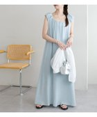 【ディスコート/Discoat】の【WEB限定】肩ギャザーノースリワンピース 大人の最旬トレンドファッション＆コーディネート founy(ファウニー) ファッション Fashion レディースファッション Fashion for Women ワンピース Dresses カーディガン Cardigan, Knitwear ギャザー Gathered, Ruffled デニム Denim, Jeans Material ノースリーブ Sleeveless, No-Sleeve フェミニン Feminine, Girly リゾート Resort, Vacation Style 夏 Summer thumbnail スカイブルー|ID: prp329100004976298 ipo3291000000037301310