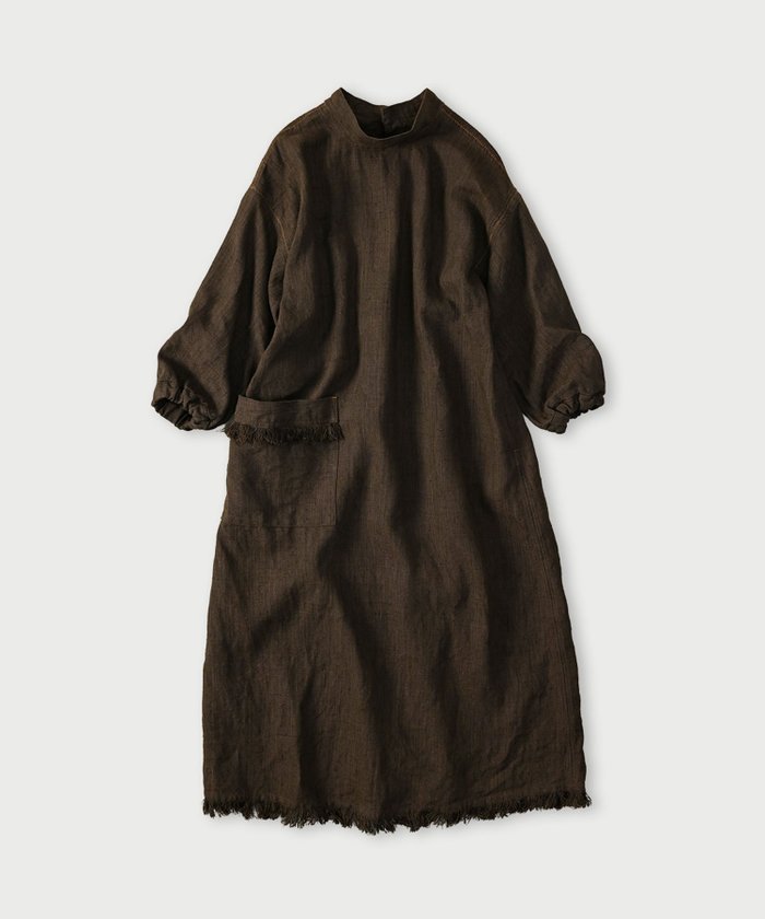 【フォーティファイブ アール/45R】のギマゴザのサージカルドレス インテリア・キッズ・メンズ・レディースファッション・服の通販 founy(ファウニー) https://founy.com/ ファッション Fashion レディースファッション Fashion for Women ワンピース Dresses フォーマル・パーティードレス・結婚式用ドレス Elegant & Casual Dresses スモック Smock, Smock Dress ドレス Dress, One-Piece ハイネック High Neck, Mock Neck ポケット Pocket, Pocket Detail リネン Linen, Linen Fabric |ID: prp329100004976301 ipo3291000000037301316