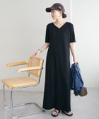 【ディスコート/Discoat】のリブピコレースヘンリーカット半袖ワンピース 大人の最旬トレンドファッション＆コーディネート founy(ファウニー) ファッション Fashion レディースファッション Fashion for Women ワンピース Dresses おすすめ Recommended / Our Picks カーディガン Cardigan, Knitwear シューズ Shoes, Footwear デニム Denim, Jeans Material バレエ Ballet, Ballet Style パーカー Hoodie, Parka リラックス Relax, Relaxed Fit レース Lace, Lace Fabric 半袖 Short Sleeve, Half Sleeve thumbnail ブラック|ID: prp329100004976303 ipo3291000000037301322