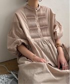 【エルビーシー/LBC】のエクリュ ピンタックロングワンピース 大人の最旬トレンドファッション＆コーディネート founy(ファウニー) ファッション Fashion レディースファッション Fashion for Women ワンピース Dresses エスニック Ethnic Style チュニック Tunic, Long Top デニム Denim, Jeans Material ボトム Bottoms, Lower Wear ロング Long, Long-Length 春 Spring thumbnail グレージュ|ID: prp329100004976307 ipo3291000000037301350