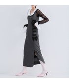 【アンドレスド/ANDRESD】の【2点セット】結婚式 リボンIラインドレス チャコール|ID: prp329100004976312 ipo3291000000037301371